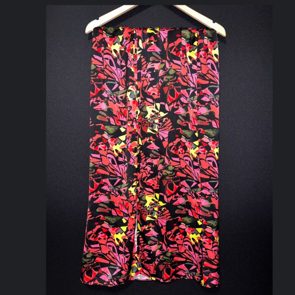 Open Edit Satin Midi Skirt - Large